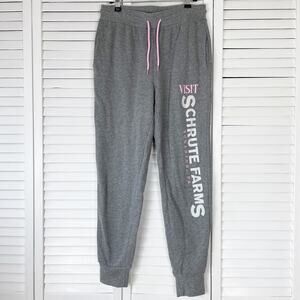 The Office Visit Schrute Farms Jogger Sweatpants S